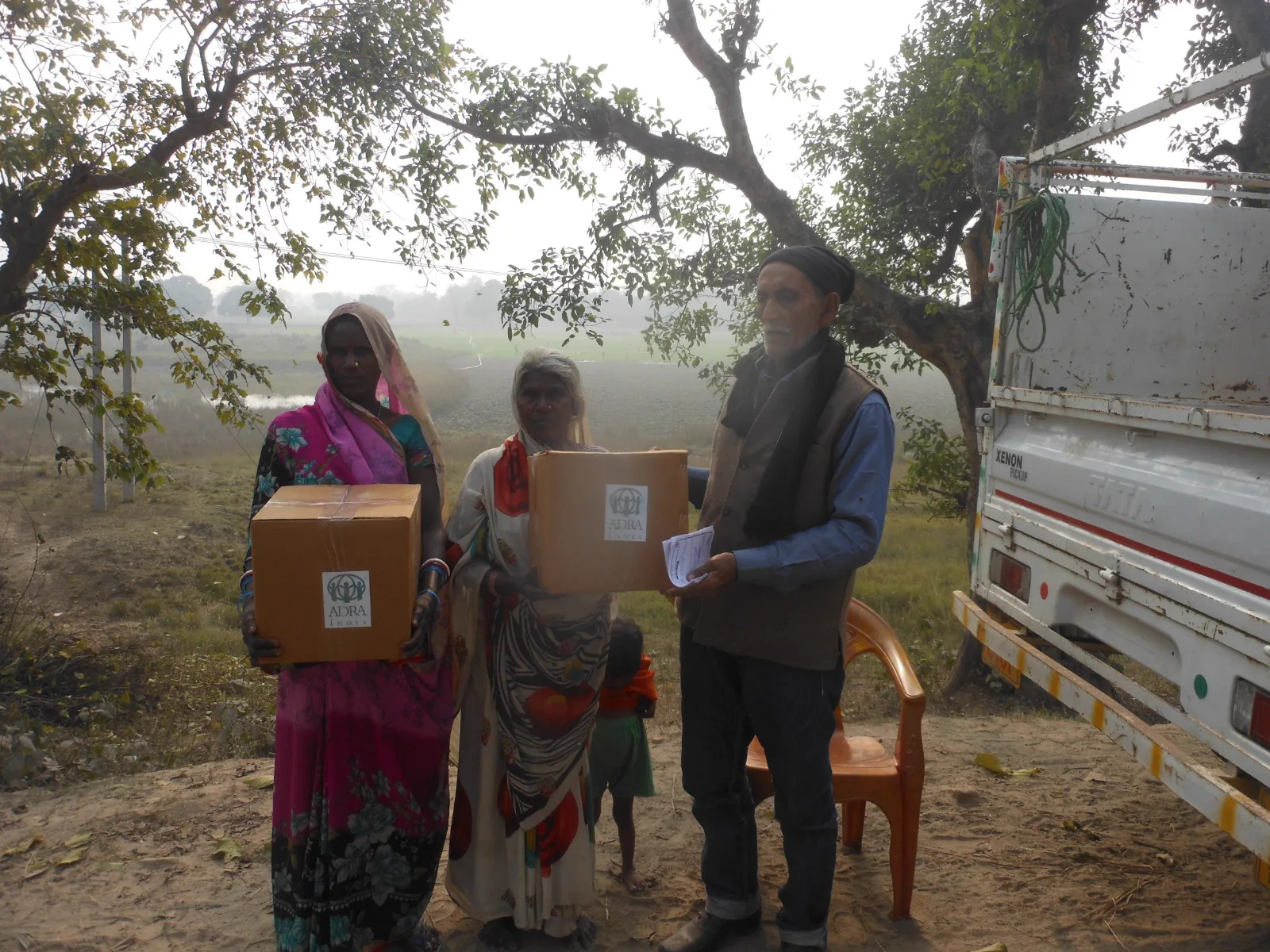 Flood relief distribution under ADRA